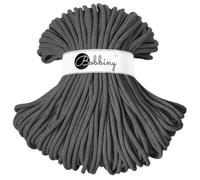 Bobbiny Corde Macramé Tressée Jumbo 9mm (Charcoal) 100m