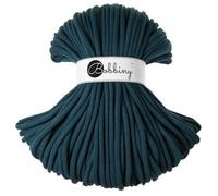 Bobbiny Corde macramé tressée Jumbo 9 mm Peacock Blue 100 m