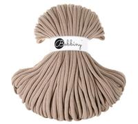 Bobbiny Corde Macramé Tressée Jumbo 9mm (Sand) 100m