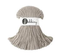 Bobbiny Corde Macramé Tressée Junior 3mm (Beige) 100m