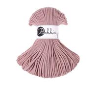 Bobbiny Corde Macramé Tressée Junior 3mm (Blush) 100m