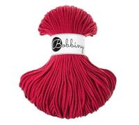 Bobbiny Corde Macramé Tressée Junior 3mm (Classic Red) 100m