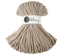 Bobbiny Corde Macramé Tressée Premium 5mm (Beige) 100m