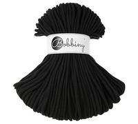 Bobbiny Corde Macramé Tressée Premium 5mm (Black) 100m