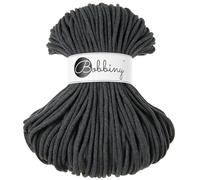 Bobbiny Corde Macramé Tressée Premium 5mm (Charcoal) 100m