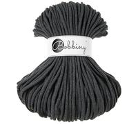 Bobbiny Corde Macramé Tressée Premium 5mm (Charcoal) 50m