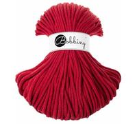 Bobbiny Corde Macramé Tressée Premium 5mm (Classic Red) 100m