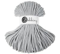 Bobbiny Corde Macramé Tressée Premium 5mm (Light Grey) 100m