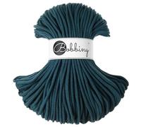 Bobbiny Corde Macramé Tressée Premium 5mm (Peacock Blue) 100m