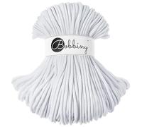 Bobbiny Corde Macramé Tressée Premium 5mm (White) 100m