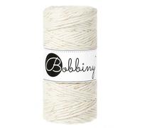 Bobbiny Cordon en macramé 3 mm Triple torsadé, 100 m au Choix, Doré Naturel