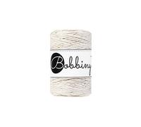 Bobbiny Cordon en macramé Simple épaisseur 1,5 mm (doré Naturel) 100 m
