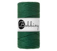 Bobbiny - Cordon en macramé simple, épaisseur 3 mm, 100 m, vert pin