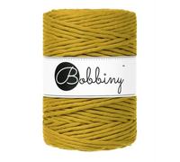 Bobbiny Cordon macramé simple épaisseur XXL 5 mm (jaune épicé) 100 m