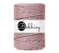 Bobbiny Cordon macramé simple épaisseur XXL 5 mm (mauve) 100 m