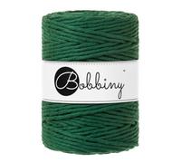 Bobbiny Cordon macramé simple épaisseur XXL 5 mm Vert pin 100 m'