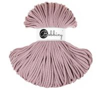 Bobbiny Cordon macramé tressé de qualité supérieure - 5 mm - 100 m - Mauve