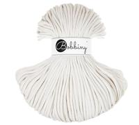Bobbiny Cordon macramé tressé de qualité supérieure de 5 mm (Blanc cassé) - 100 m