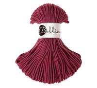 Bobbiny Cordon macramé tressé Junior 3 mm (rouge vin) 100,6 m