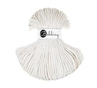 Bobbiny Cordons de qualité supérieure de 5 mm - Fil 100 m 100 % coton (blanc cassé), Cordon pour Collier