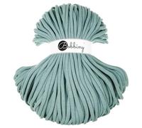 BOBBINY Jumbo Cordon tressé 9 mm 1200 g fil de macramé 50 couleurs 100 m Couleur : bleu œuf de canard