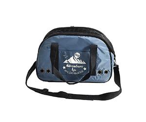 Bobby Aventure - Porte-Chat et Petit Chien 50x32x30 CM - Sac de Transport pour Chien, Chats avec Bandoulière de Transport, Sac à Dos pour Animaux de Compagnie, Bleu, 45x18x30 CM - (Max. 6 KG)