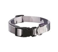 Bobby Camouflage Collier pour Chien de Taille S Ras du Cou 25-40 cm, résistant et réglable avec Fermeture à Boucle de sécurité, Couleur Camouflage Gris