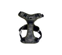 Bobby Camouflage Comfort Harnais pour Chien Longueur Dos 25,5 cm avec Double Anneau en métal, Couleur Camouflage Kaki, Taille S/Tour de Poitrine 40-52 cm