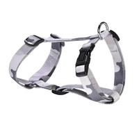 Bobby Camouflage Harnais pour Chien Taille S, Longueur du Cou 22-32 cm, Tour de Poitrine 28-41 cm avec Anneau en métal, Couleur Camouflage Gris