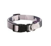 Bobby Camouflage Collier pour Chien de Taille L Ras du Cou 42-70 cm, résistant et réglable avec Fermeture à Boucle de sécurité, Couleur Camouflage Gris
