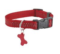 BOBBY-Collier pour chien coloris rouge en nylon tressé Bobby Safe - Taille L