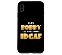 Bobby Costume IDGAF Funny Meme Halloween Bob Costume Bobbys Coque pour iPhone XS Max