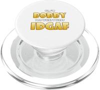 Bobby Costume IDGAF Funny Meme Halloween Bob Costume Bobbys PopSockets PopGrip pour MagSafe