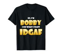 Bobby Costume IDGAF Funny Meme Halloween Bob Costume Bobbys T-Shirt