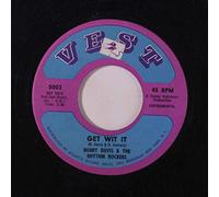 BOBBY DAVIS & RHYTHM ROCKERS - get with it / the monkey shout 45 rpm single
