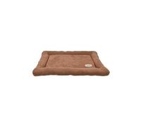 Bobby Douce Matelas pour Chien et Chat Extra Doux en Peluche Lavable en Machine Beige 100 x 76 x 5 cm