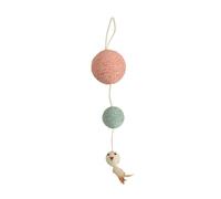 BOBBY-Jouet à griffer pour chat coloris rose Bobby Plume - 55 x 12 cm