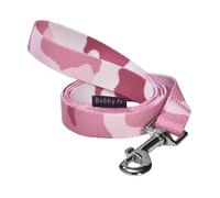 Bobby Laisse pour Chien Camouflage Rose Taille S 1 m x 16 mm Rose