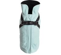 BOBBY-Manteau pour chien coloris bleu glacier avec harnais intégré Bobby Tom - Taille 36M