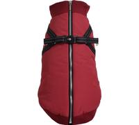 BOBBY-Manteau pour chien coloris bordeaux avec harnais intégré Bobby Easy - Taille 44L