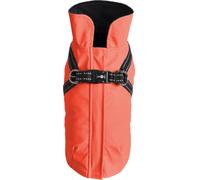 BOBBY-Manteau pour chien coloris corail avec harnais intégré Bobby Tom - Taille 44L