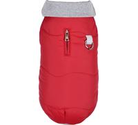 BOBBY-Manteau pour chien coloris rouge doublé polaire Bobby Contraste - Taille 48L