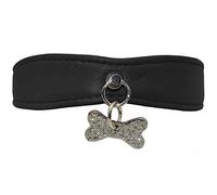 Bobby Os Crystal Collier pour Chien Noir Taille 25