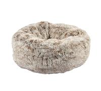 Bobby Poilu Coussin en Peluche Extra Doux pour Chiens et Chats, Taille Moyenne, Lavable en Machine, Beige, 100 x 100 x 25 cm