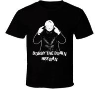 Bobby The Brain Heenan Legends of Wrestling Retro T Shirt Black XXL