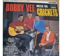 BOBBY VEE Vinyl LP- Meets The Crickets (Liberty Label)