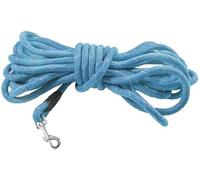 Bobby Walk 3 M - Laisse pour Chien 3 Mètres/Épaisseur 1,2 cm, Laisse Tubulaire pour Chien, Nylon Durable, Bleu, 3 mètres