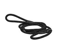 Bobby Walk - Laisse Tubulaire pour Chien, Laisse d'Entraînement pour Chien, Nylon Durable, Noir, 192x1,2 cm