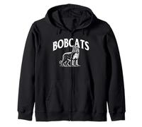 Bobcats Mascot 3 pour Joueurs et Fans Sweat à Capuche
