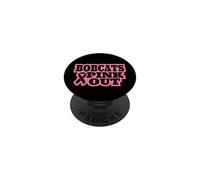 Bobcats Rose Out Soutien Mois de Sensibilisation au Cancer du Sein PopSockets PopGrip Adhésif
